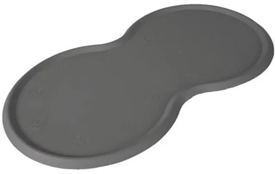 Trixie Tapete de borracha natural 45 × 25 cm cinza escuro