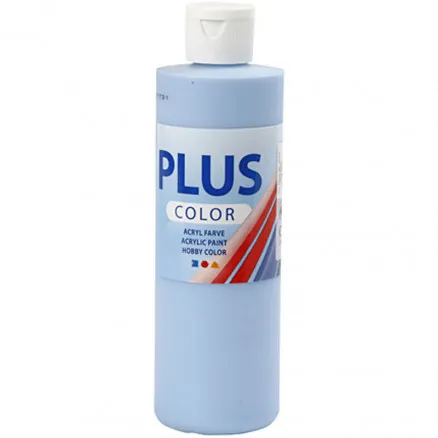 Tinta artesanal Plus Color, azul celeste, 250 ml/ 1 un.