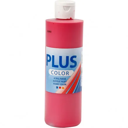 Tinta para Artesanato Plus Color, Vermelho Primário, 250 ml/1 un.