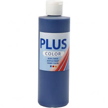 Tinta para artesanato Plus Color, azul-marinho, 250 ml/ 1 un.