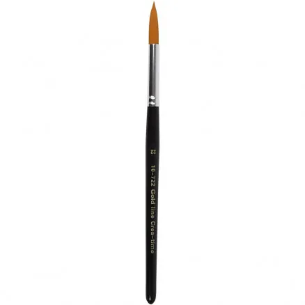 Pincéis Gold Line, C: 21 cm, L: 8 mm, redondo, 6 unid./ 6 pk.