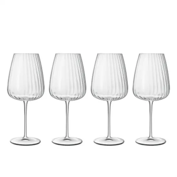 Taça de vinho tinto Bordeaux Luigi Bormioli Optica - 70 cl (conjunto de 4)